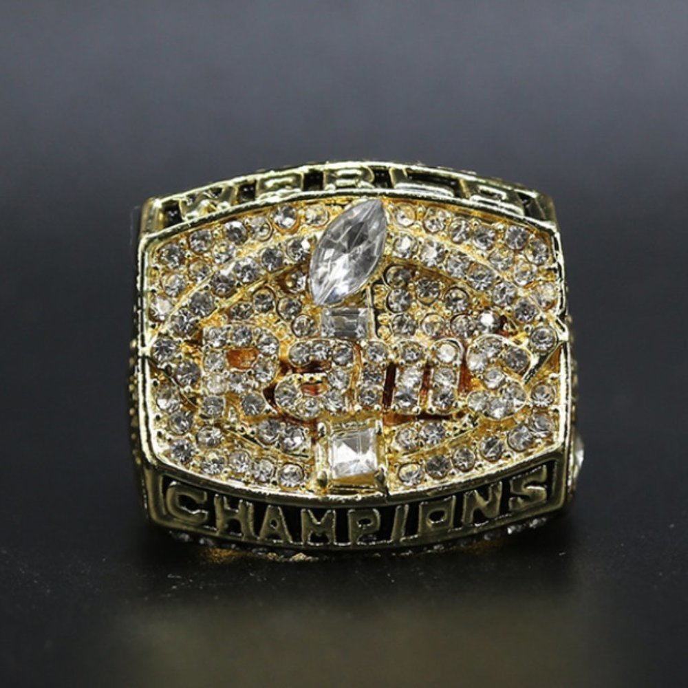 St Louis Rams Championship Ring 1999 Fan Edition Los Angeles Rams Gold